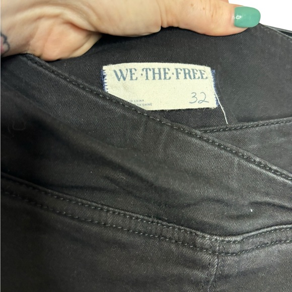 Free People We The Free Venice Flare Stretch Pant Black Size 32 - Picture 7 of 11